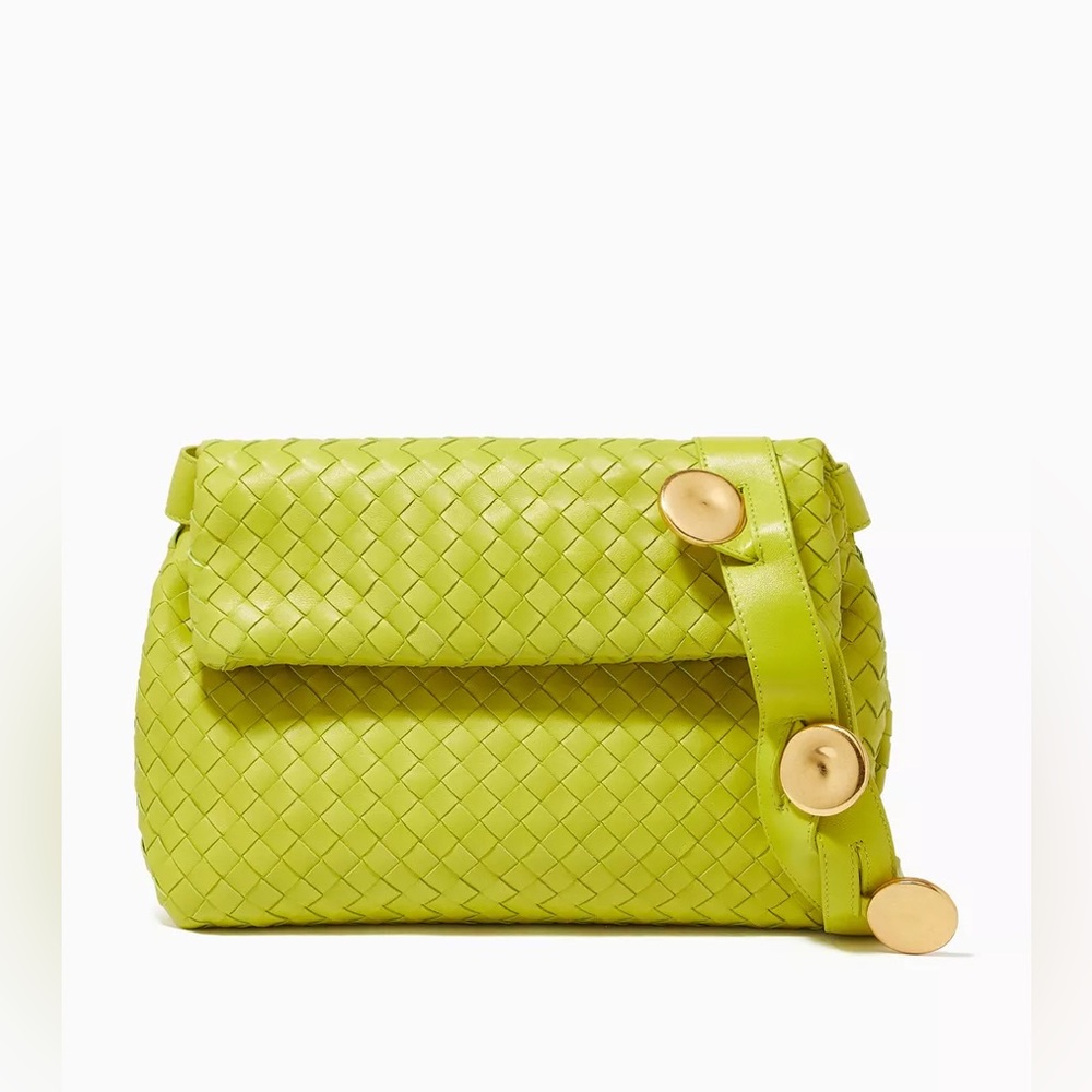 Bottega Veneta Napa Intercciato The Fold Bag💚